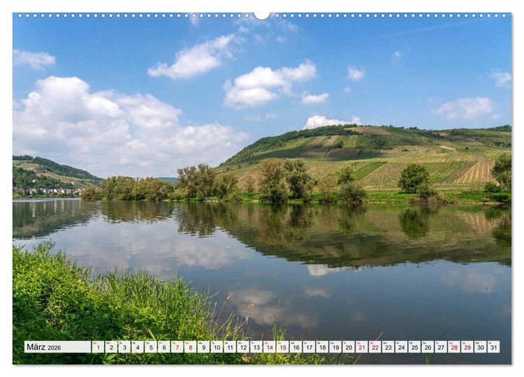 Produktbild: Die Mosel - Landkreis Cochem - Zell (hochwertiger Premium Wandkalender 2026 DIN A2 quer), Kunstdruck in Hochglanz