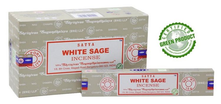 Produktbild: R&auml;ucherst&auml;bchen Satya Sai Baba "White Sage" 15gr