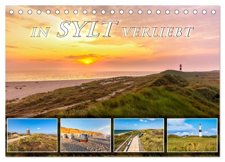 Produktbild: IN SYLT VERLIEBT (Tischkalender 2026 DIN A5 quer), CALVENDO Monatskalender