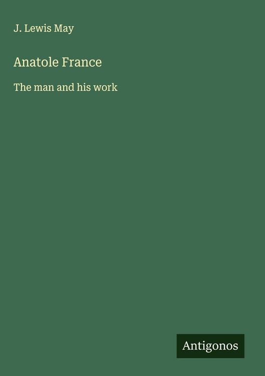 Produktbild: Anatole France
