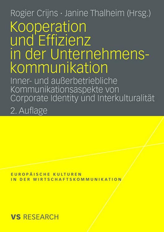 Produktbild: Kooperation und Effizienz in der Unternehmenskommunikation