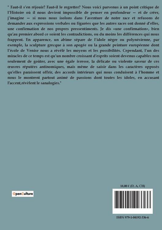 Produktbild: Histoire de l'Art : L'Esprit des formes