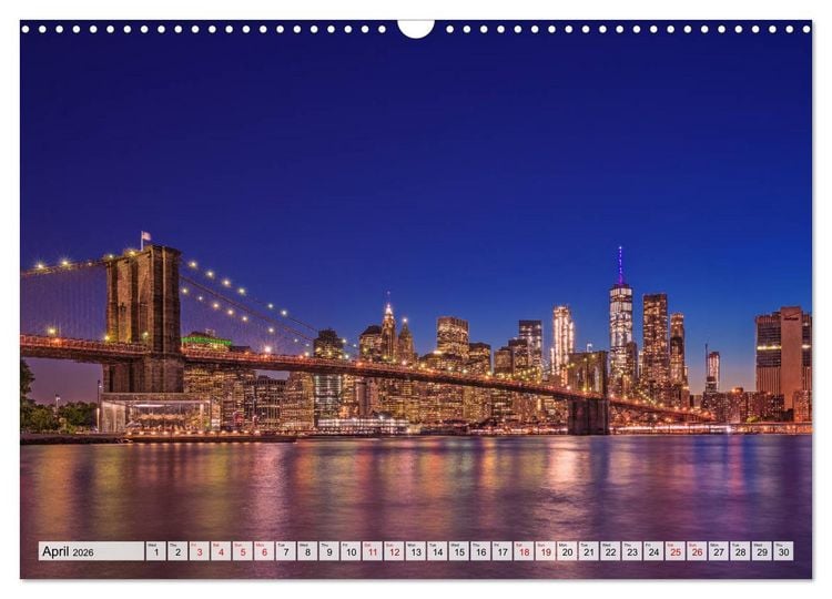 Produktbild: New York City Perspectives (Wall Calendar 2026 DIN A3 landscape), CALVENDO 12 Month Wall Calendar