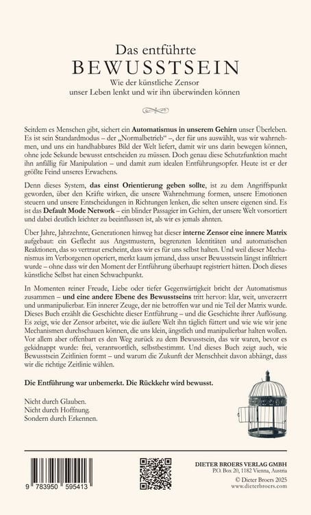 Produktbild: Das entf&uuml;hrte Bewusstsein