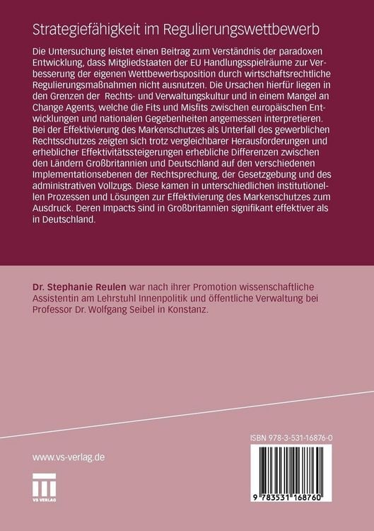 Produktbild: Strategief&auml;higkeit im Regulierungswettbewerb