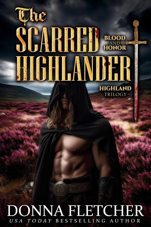 Produktbild: The Scarred Highlander (Blood & Honor Highland Trilogy, #1)