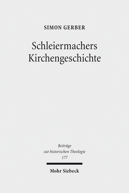 Produktbild: Schleiermachers Kirchengeschichte