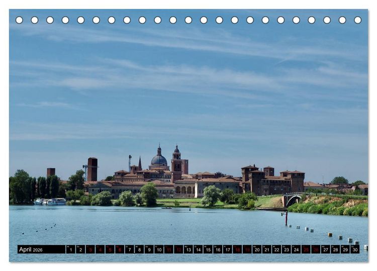 Produktbild: Die Renaissancestadt Mantua (Tischkalender 2026 DIN A5 quer), CALVENDO Monatskalender