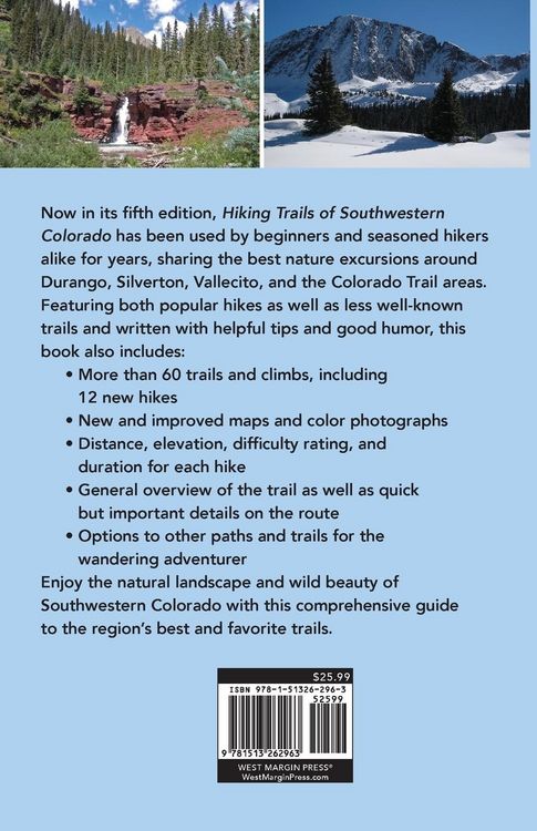 Produktbild: Hiking Trails of Southwestern Colorado, Fifth Edition