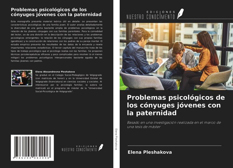 Produktbild: Problemas psicol&oacute;gicos de los c&oacute;nyuges j&oacute;venes con la paternidad
