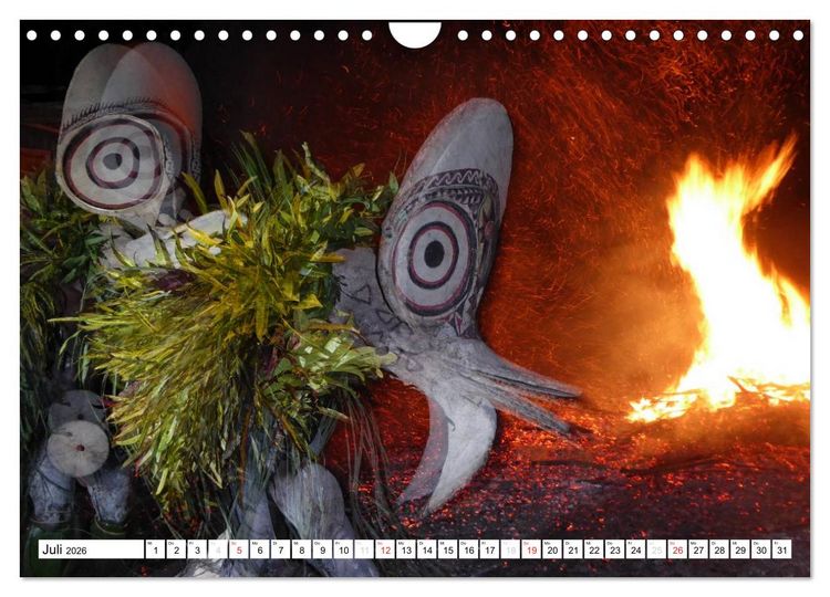 Produktbild: Papua-Neuguinea Geheimnisvolle Inselwelt (Wandkalender 2026 DIN A4 quer), CALVENDO Monatskalender