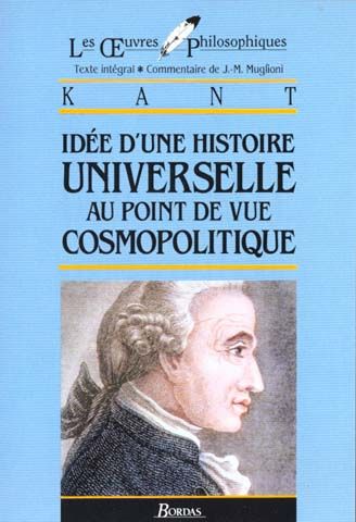 Produktbild: Id&eacute;e d'une histoire universelle au point de vue cosmopolite