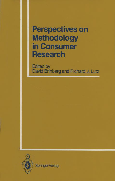 Produktbild: Perspectives on Methodology in Consumer Research