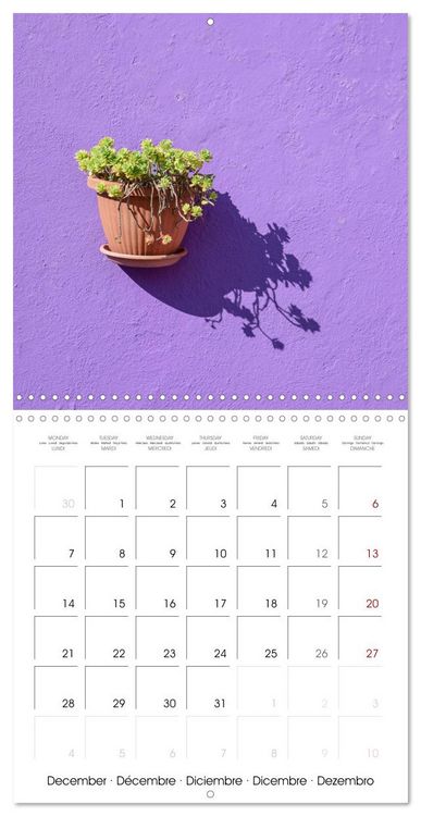 Produktbild: Leaves and flowers of Burano (Wall Calendar 2026 12 &times; 12 Inch) CALVENDO 12 Month Wall Calendar