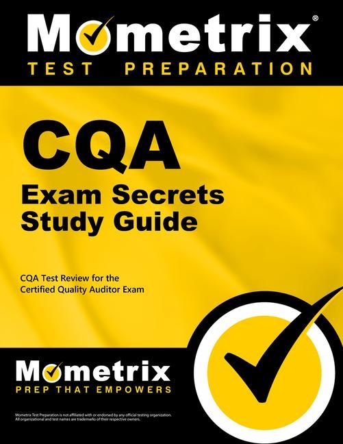 Produktbild: Cqa Exam Secrets Study Guide