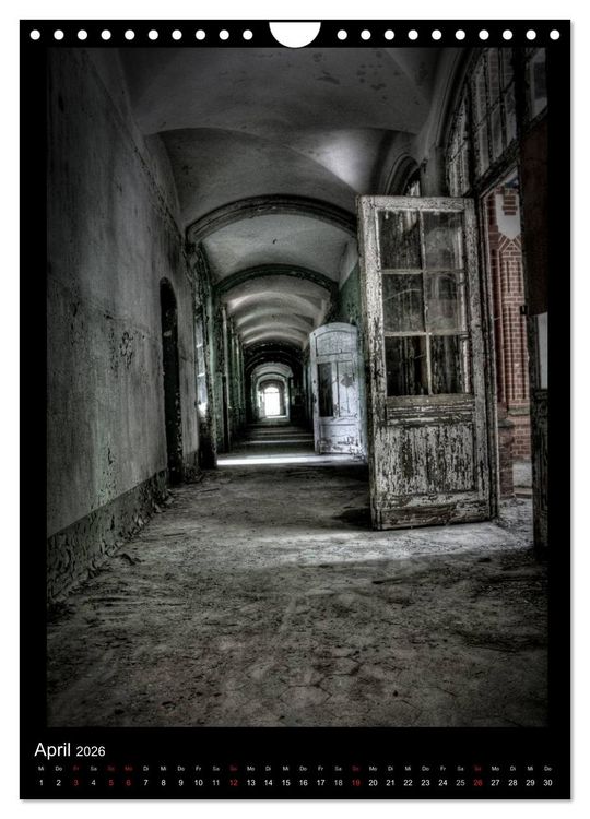 Produktbild: Lost Places Vergessene Orte (Wandkalender 2026 DIN A4 hoch), CALVENDO Monatskalender