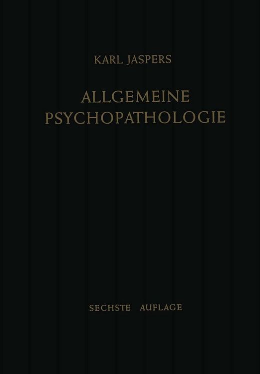 Produktbild: Allgemeine Psychopathologie