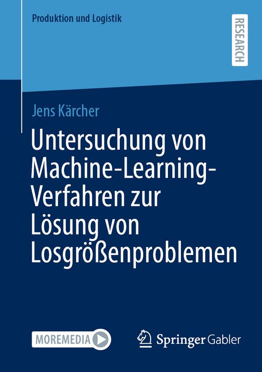 Produktbild: Untersuchung von Machine-Learning-Verfahren zur L&ouml;sung von Losgr&ouml;&szlig;enproblemen