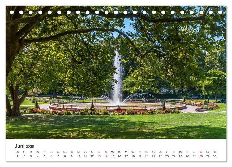 Produktbild: Pforzheims sch&ouml;ne Stellen (Tischkalender 2026 DIN A5 quer), CALVENDO Monatskalender