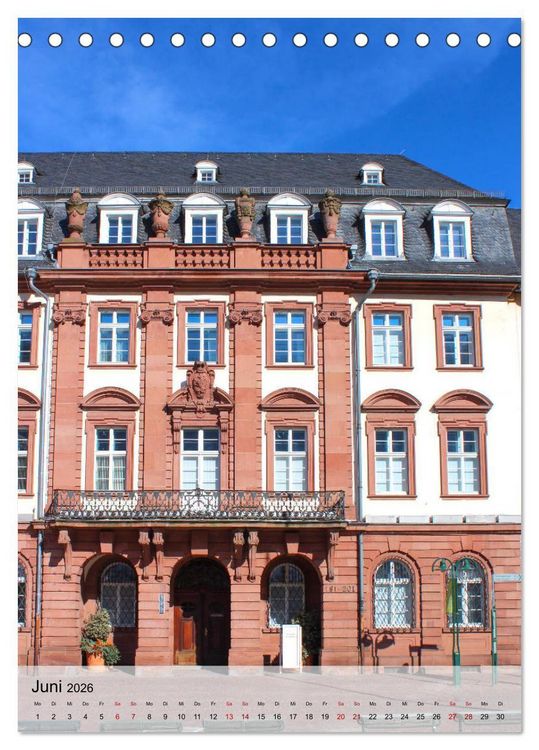 Produktbild: Altes Heidelberg (Tischkalender 2026 DIN A5 hoch), CALVENDO Monatskalender