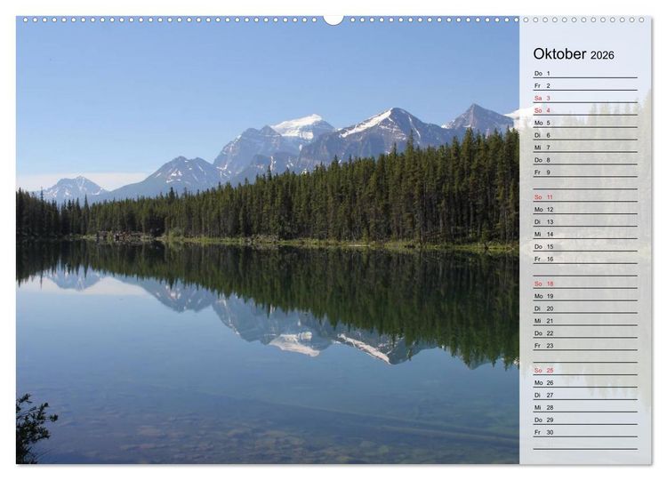 Produktbild: Rocky Mountains 2026 (hochwertiger Premium Wandkalender 2026 DIN A2 quer), Kunstdruck in Hochglanz