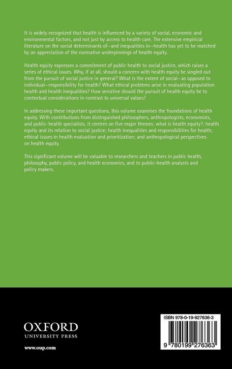 Produktbild: Public Health, Ethics, and Equity