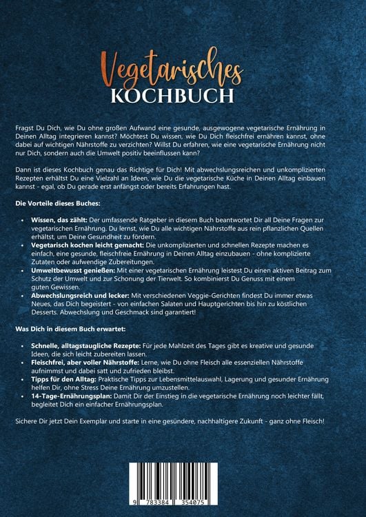 Produktbild: Vegetarisches Kochbuch