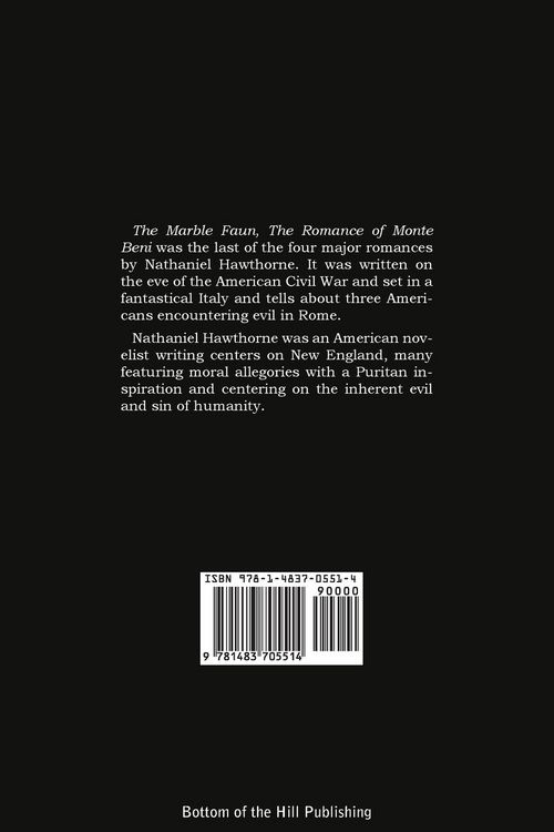 Produktbild: The Marble Faun, the Romance of Monte Beni - Volume 1