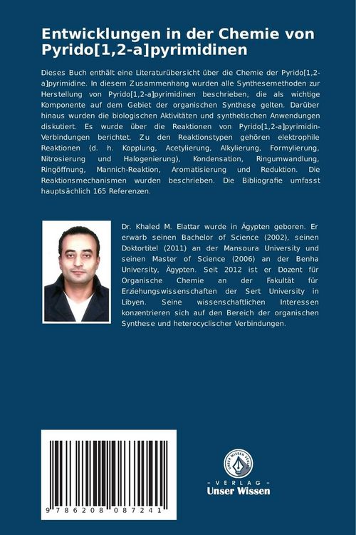 Produktbild: Entwicklungen in der Chemie von Pyrido[1,2-a]pyrimidinen