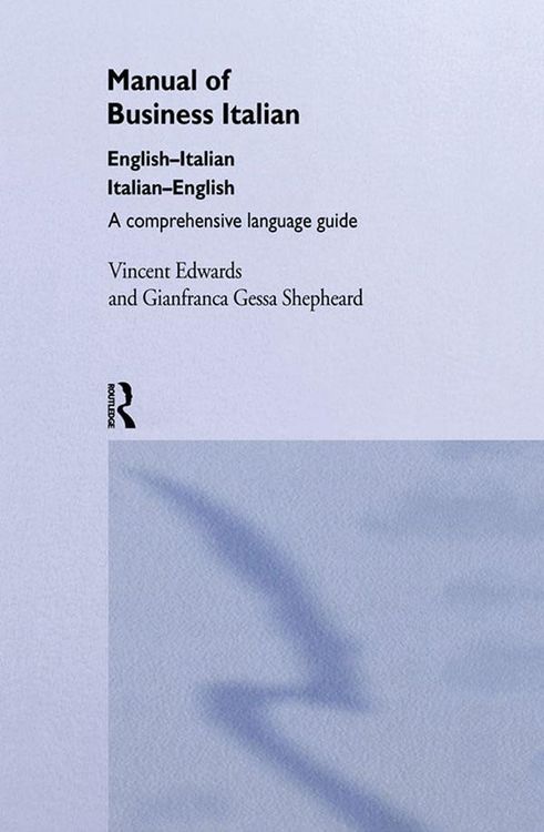 Produktbild: Manual of Business Italian