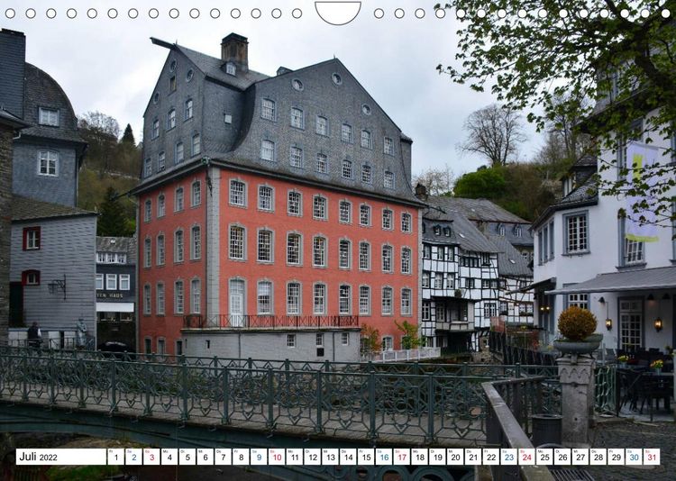 Produktbild: Monschau - Fachwerkidylle in der Eifel (Wandkalender 2022 DIN A4 quer)
