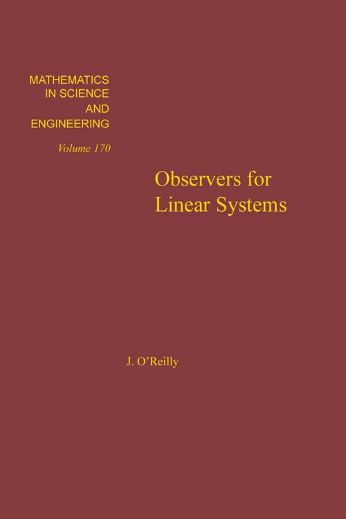 Produktbild: Observers for Linear Systems
