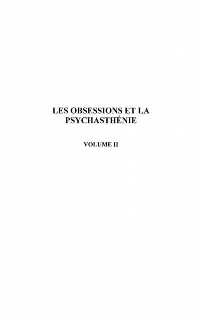 Produktbild: Obsessions et la psychastheniet. 2