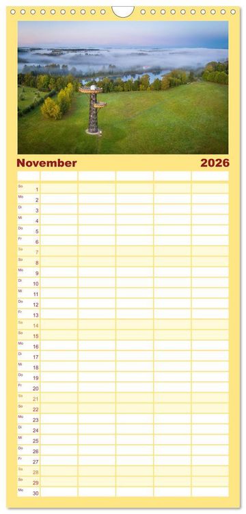 Produktbild: Familienplaner 2026 - Traumhaftes Baltikum mit 5 Spalten (Wandkalender, 21 x 45 cm) CALVENDO