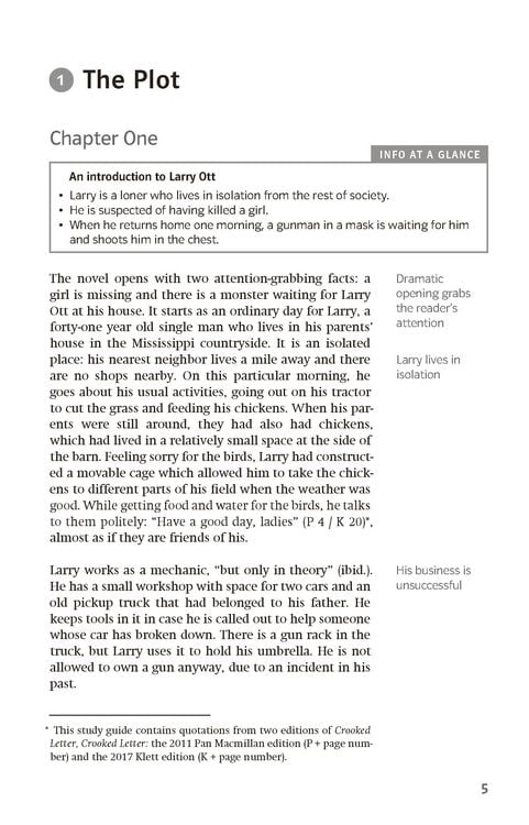 Produktbild: Lekt&uuml;rehilfen Tom Franklin 'Crooked Letter, Crooked Letter'
