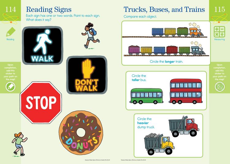 Produktbild: Summer Brain Quest: Between Grades Pre-K & K