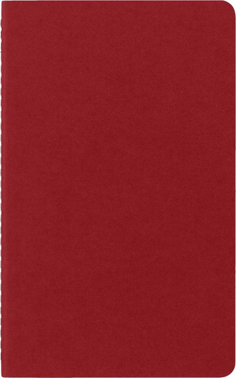 Produktbild: Moleskine Cahier Pocket Plain Red Cover L. 3er Pack