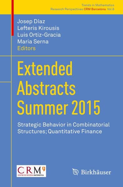 Produktbild: Extended Abstracts Summer 2015