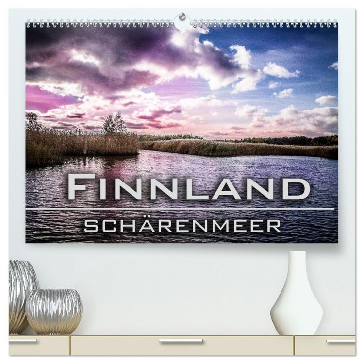 Produktbild: Finnland Sch&auml;renmeer (hochwertiger Premium Wandkalender 2026 DIN A2 quer), Kunstdruck in Hochglanz
