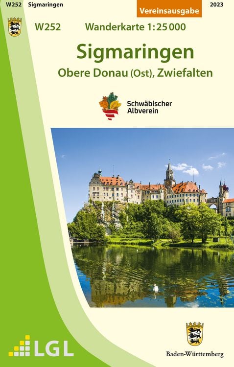 Produktbild: Sigmaringen - Obere Donau (Ost), Zwiefalten. Wanderkarte 1:25.000