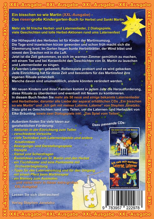 Produktbild: Ein bisschen so wie Martin - Das riesengro&szlig;e Kindergarten-Buch f&uuml;r Herbst und Sankt Martin