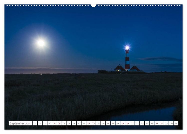 Produktbild: Schleswig-Holsteins Norden (Wandkalender 2026 DIN A2 quer), CALVENDO Monatskalender
