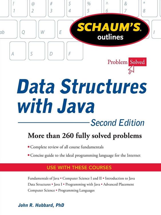 Produktbild: Schaum's Outline of Data Structures with Java, 2ed