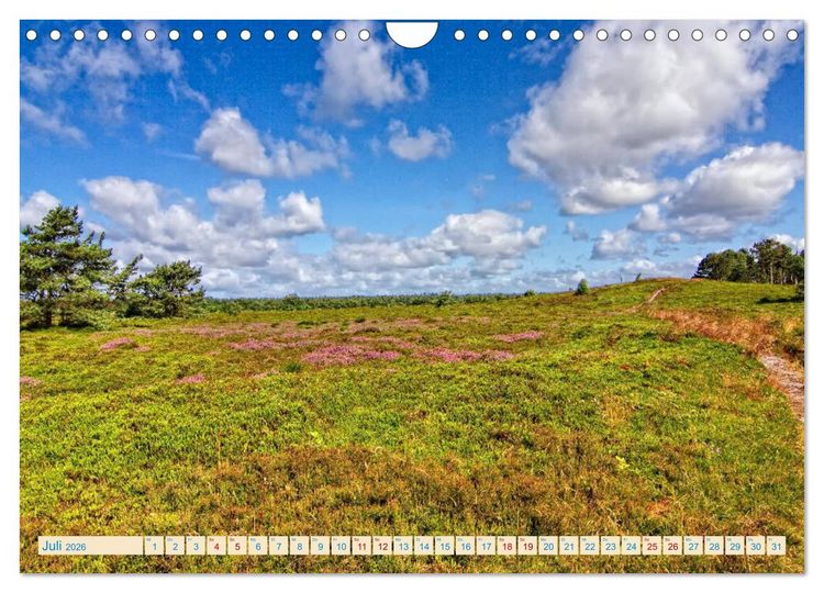 Produktbild: Cuxhaven, Landschaften zwischen K&uuml;ste und Heide (Wandkalender 2026 DIN A4 quer), CALVENDO Monatskalender