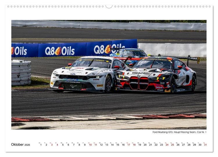 Produktbild: Wilde Mustangs am N&uuml;rburgring (Wandkalender 2026 DIN A2 quer), CALVENDO Monatskalender
