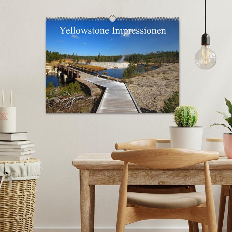 Produktbild: Yellowstone Impressionen (Wandkalender 2026 DIN A3 quer), CALVENDO Monatskalender