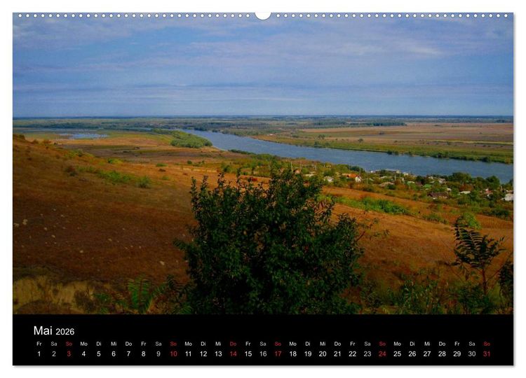 Produktbild: Donaudelta (Wandkalender 2026 DIN A2 quer), CALVENDO Monatskalender