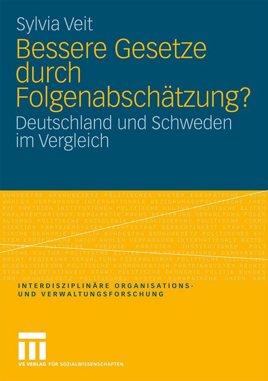 Produktbild: Bessere Gesetze durch Folgenabsch&auml;tzung?