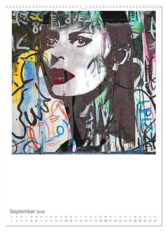Produktbild: POP UP GIRLS Art Portr&auml;ts by Ulrike Langen (hochwertiger Premium Wandkalender 2026 DIN A2 hoch), Kunstdruck in Hochglanz