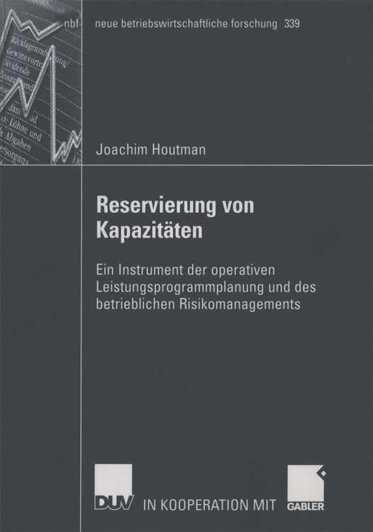 Produktbild: Reservierung von Kapazit&auml;ten